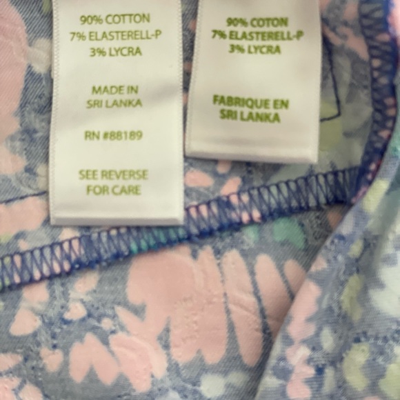 Lilly Pulitzer Women’s Size 8 Mid Rise Kelly Skinny Ankle Pants - Picture 14 of 15